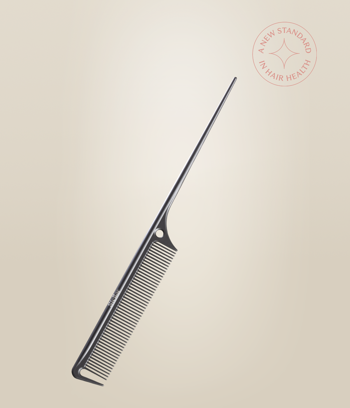 Peigne à queue en carbone