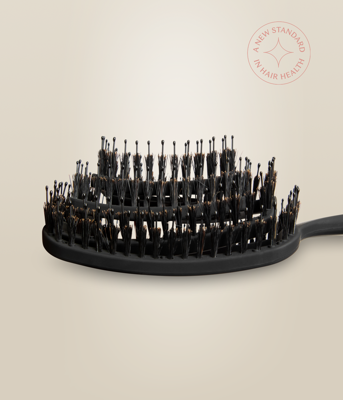 Side detail of the OmniFlex Vent Brush’s vented body.